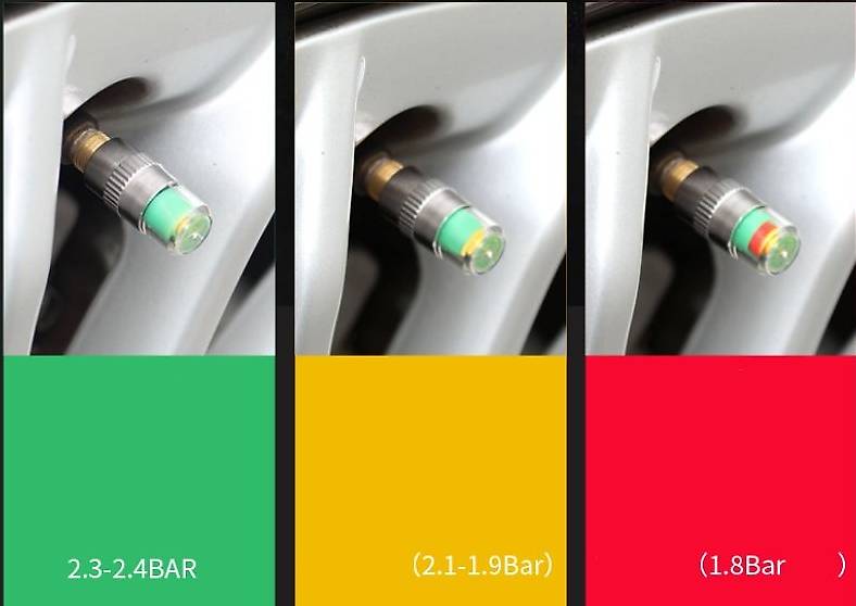 Portofrei 2.4bar Druckluftüberwachung Reifen ventil sensor w