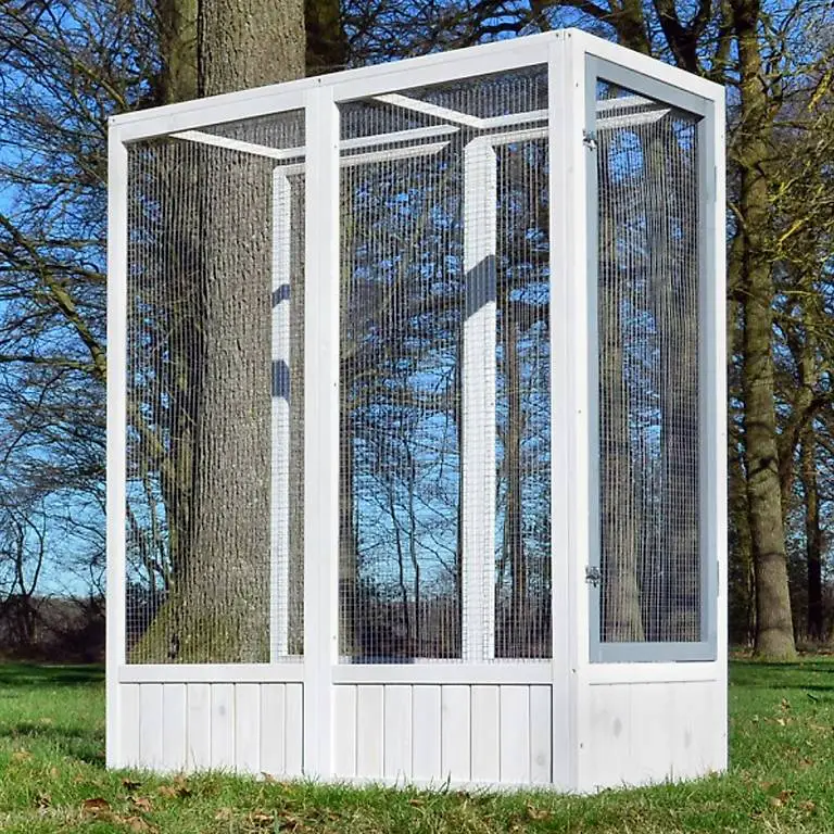 Ampliamento della voliera per uccelli