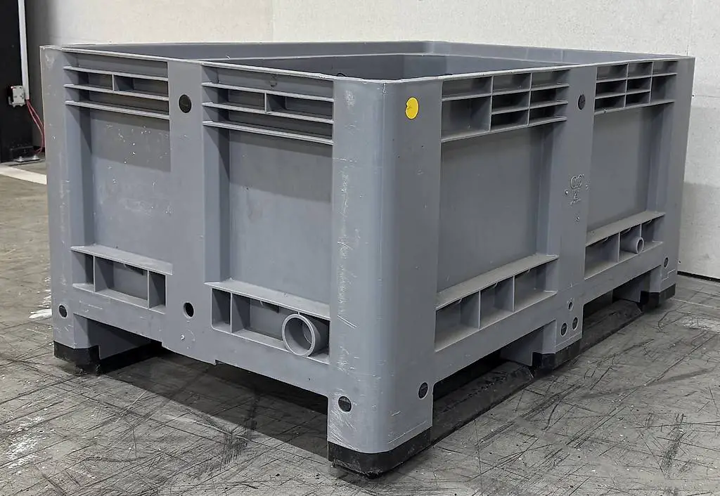 Palettenbox, Paloxe, Palettenrahmen, Kunststoff 120x80cm