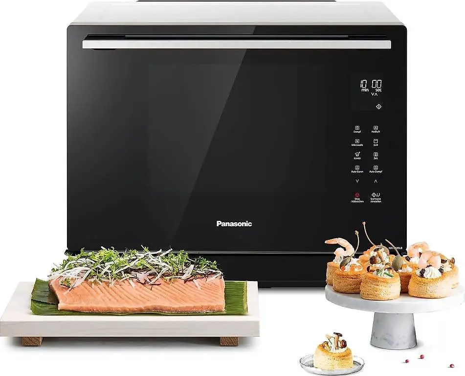 Panasonic NN-CS89LBGPG 4-in-1 Kombi-Mikrowelle, Dampfofen &