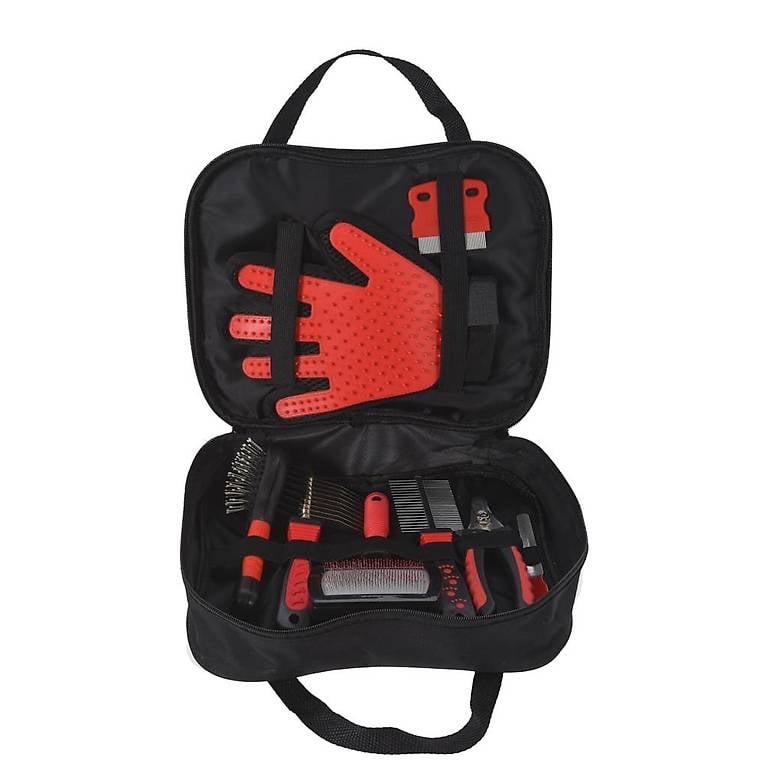 Hundebürste Pflegeset 9-teilig