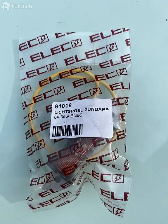 Lichtspule 6V 35W 1-Draht Zündplatte Model Bosch Puch, Sachs