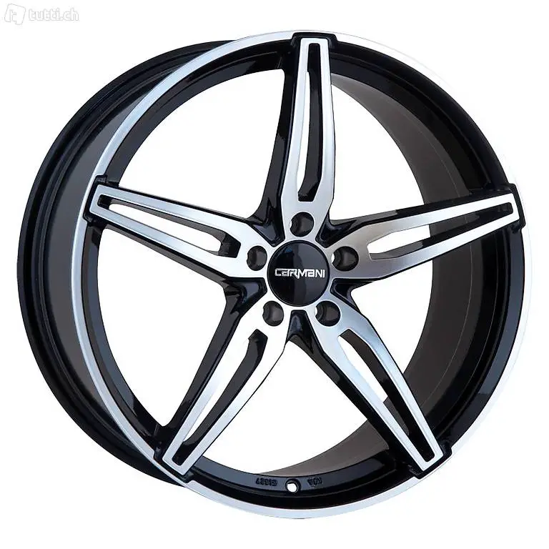  CARMANI Felge 8,5x19 5-108 ET45 MT72,6 black polish Oskar