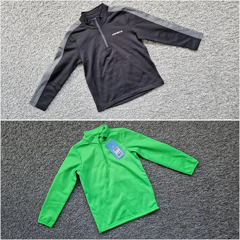 Zwei Skipullover Gr. 110/116 neu (wertig)