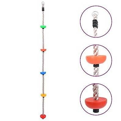 Kletterseil mit Fusstritten 200 cm 546786578567