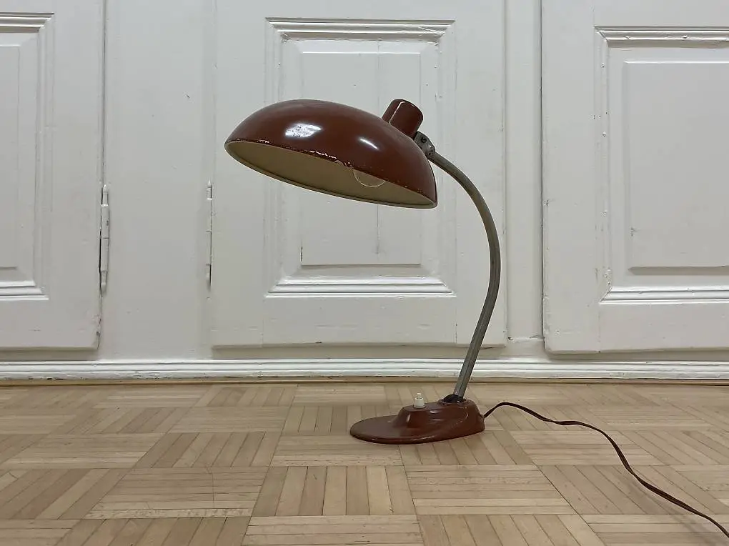 Grosse Bauhaus Design Arbeitslampe vintage Tischlampe 50er