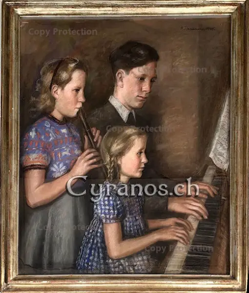 Helga Tiemann (1917-2008) Malerin - Gemälde