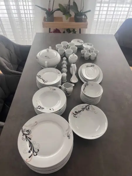 Neue Hochwertige 88 teilige porzellan set