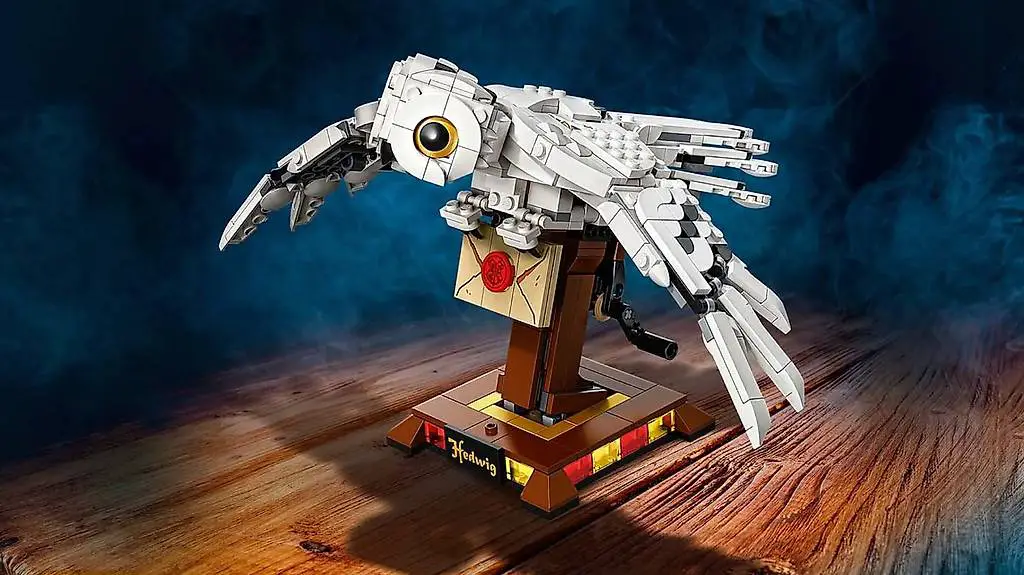 Lego 75979 Harry Potter Hedwig plus 4 bedruckte Legosteine