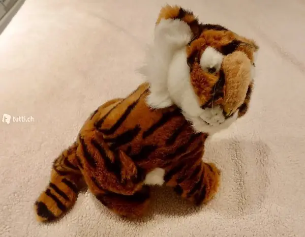Peluche bébé tigre