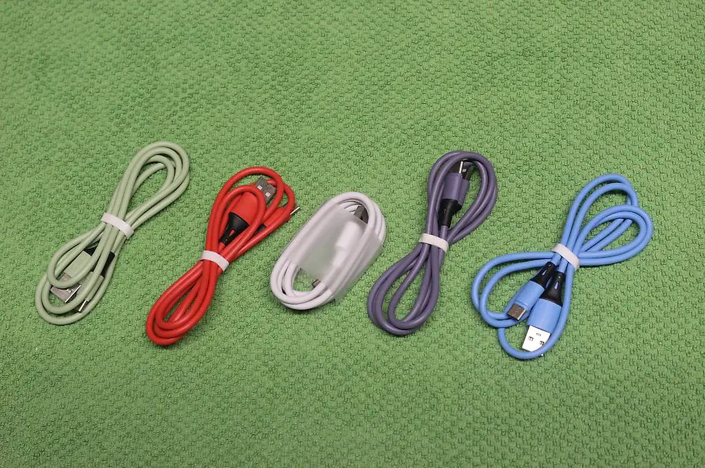 Portofrei 5xFarben USB C Schnell Ladekabel USB Typ C Daten