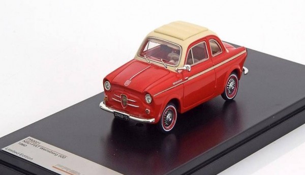  NSU Fiat Weinsberg 500 1959-1963 rot / beige 1:43