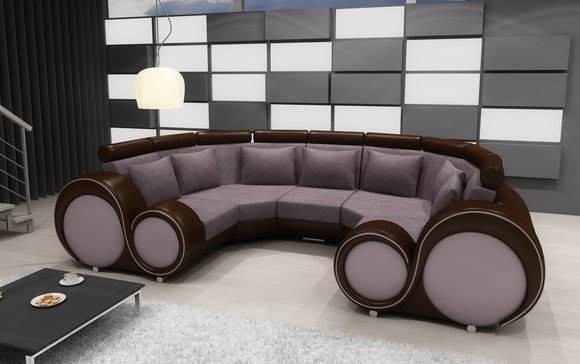  Textil U Form Sofa Berlin VIII 4149