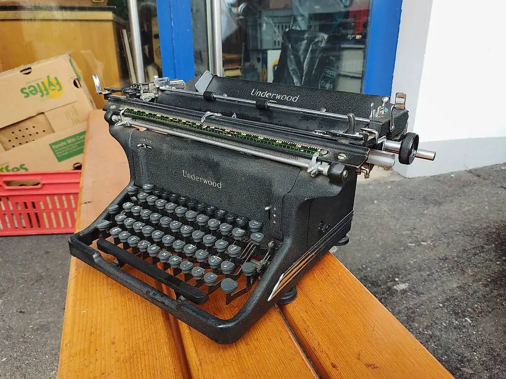 Vintage Underwood Schreibmaschine