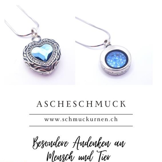 Ascheschmuck, Schmuckurnen & Urnenanhänger, viele Modelle