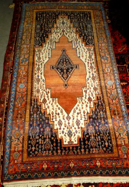 Orientteppich Senneh Rarität 19. Jhdt. 257x119, T127