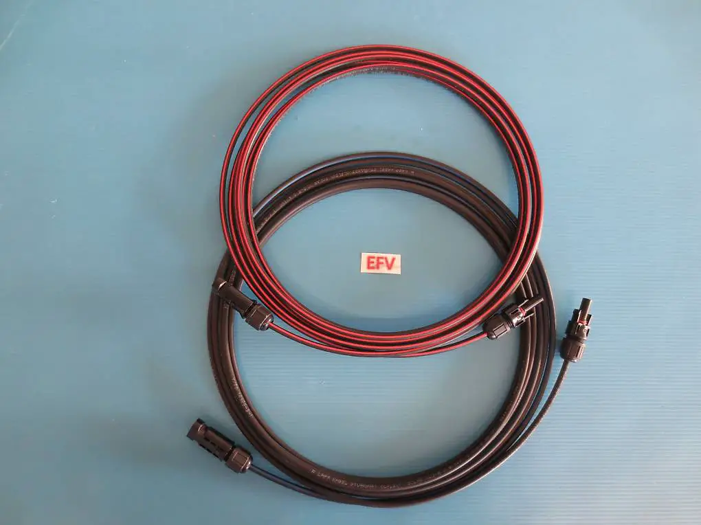 2x 5m Solarkabel SET 4mm2 rot+blau MC4