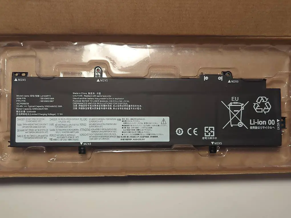 neuer Akku für Lenovo ThinkPad T14 Gen4 P14s Gen4 L21D4P71