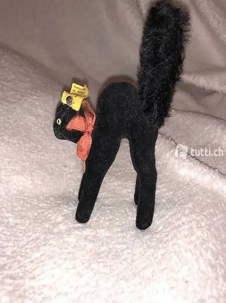 Steiff Katze Schwarz