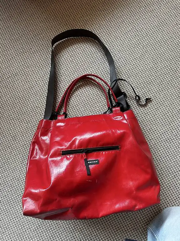 FREITAG Tasche F72 MIAMI VICE? Rot? sehr guter Zustand