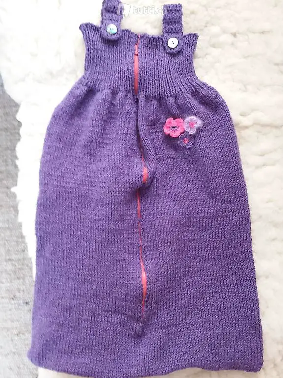 Bebeschlafsack selbstgestrickt zu verkaufen