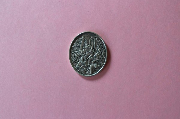 Silbermünze 100 Jahre St. Jakob Denkmal Basel