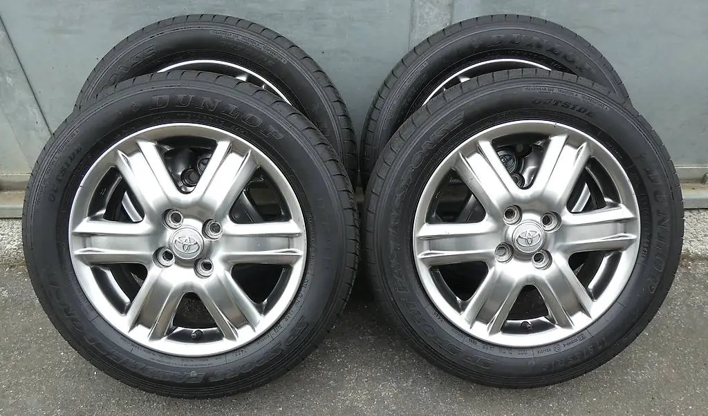 4x Original Toyota Alufelgen / Sommerrad Ab 2008 - 2015