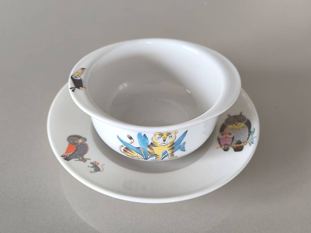 Langenthal Set Kinderteller, 1960er