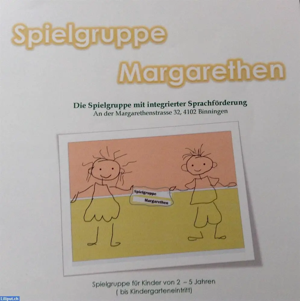 Spielgruppe Margarethen mit integrierter Sprachförderung in Binningen BL