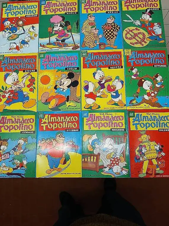 12x Almanacco Topolino, annata 1973 complet, buono/ottimo stat