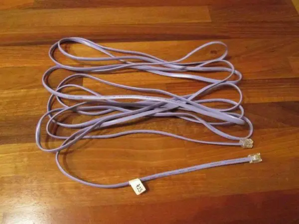 Ethernet-Kabel violett, Länge 4,5 m (423)
