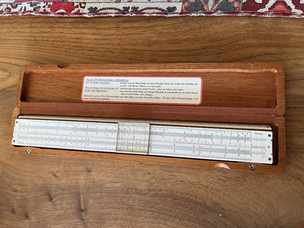 Rechenschieber Diwa alt