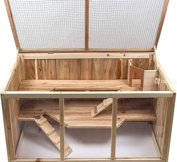  Hamsterkäfig Kleintierkäfig Kleintierstall Holzkäfig
