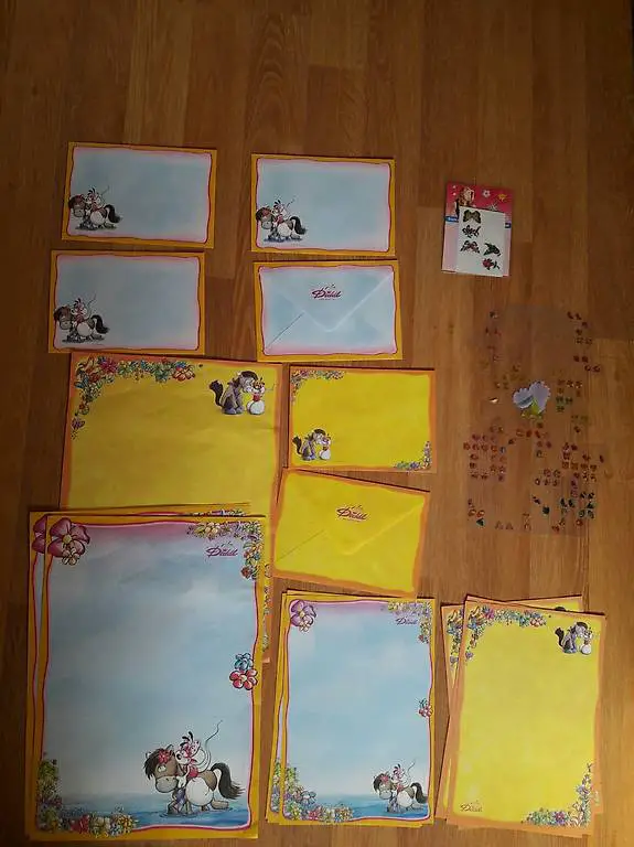 Briefpapier und Couvert