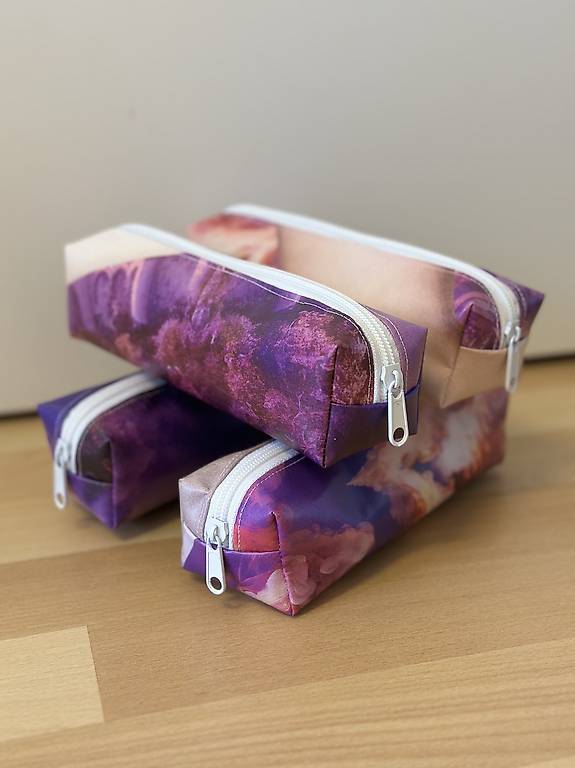 Selbstgenähte Etuis des Kinofilmes Chantal im Märchenland