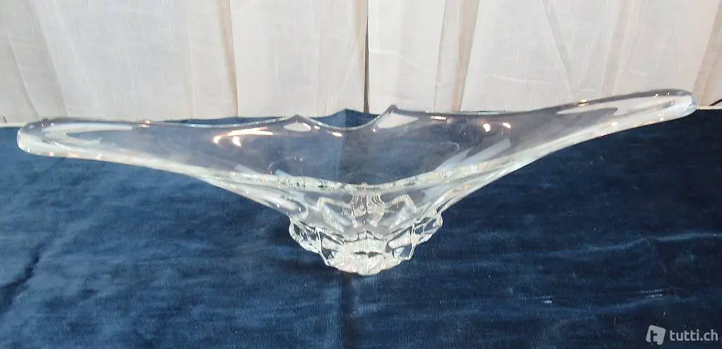  Schale aus Kristallglas Frankreich