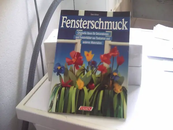 3 Stück Fensterschmuck Bastelbücher