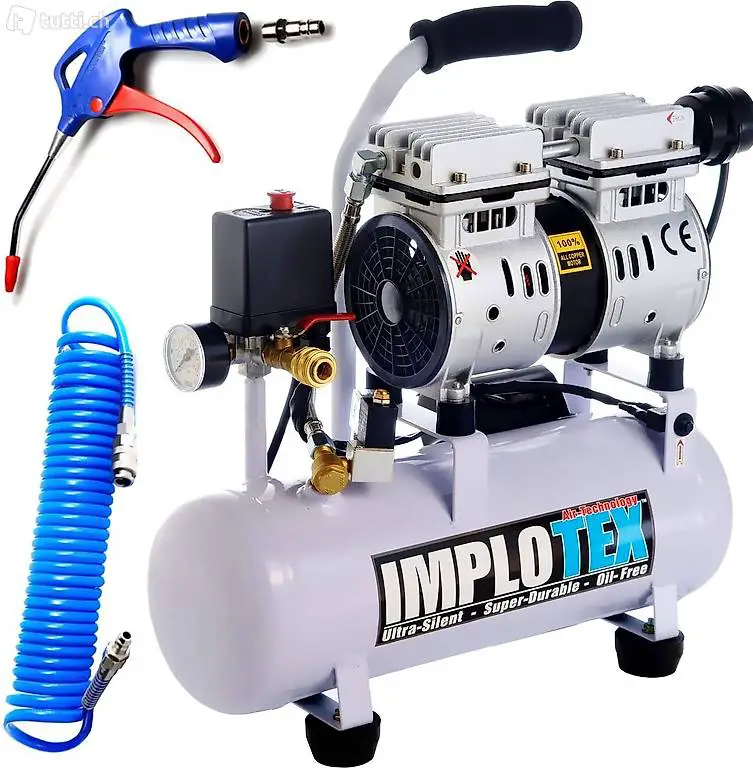  Flüsterkompressor Druckluftkompressor 48dB leise