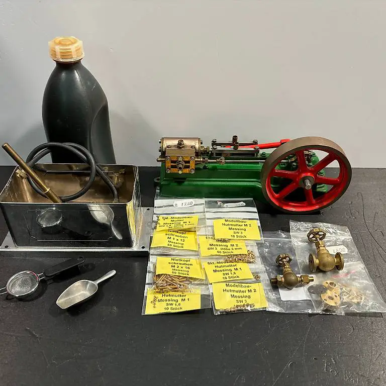 >top: set dampfmaschine stuart & wasserpumpe holzapfel bing