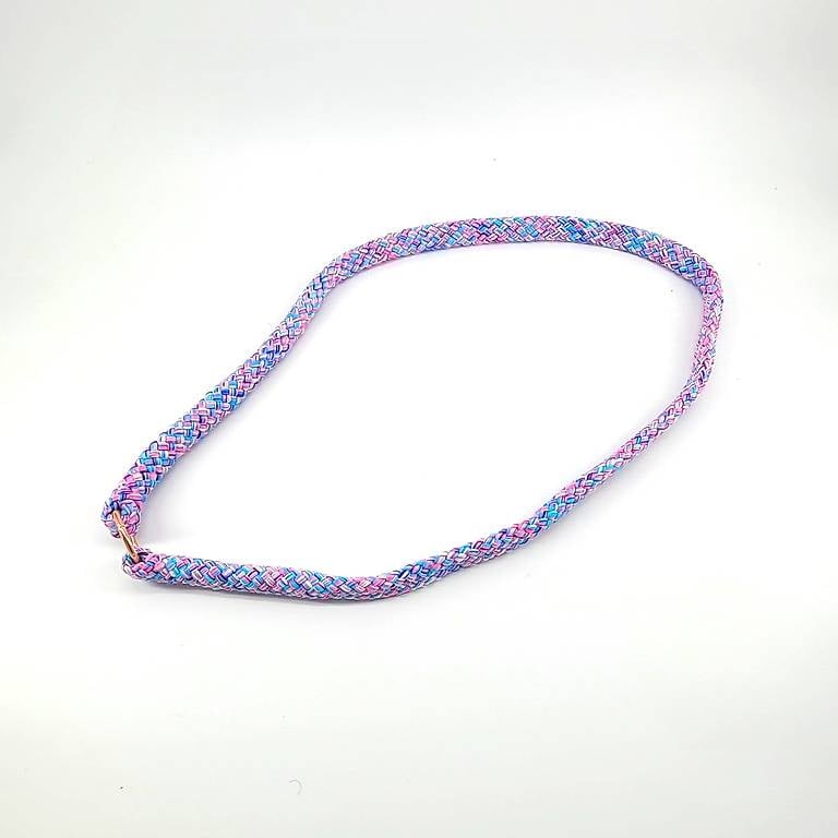 Handgefertigter Halsring mit Ring Grösse Minishetty