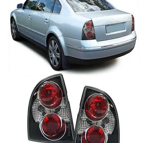  KLARGLAS RÜCKLEUCHTEN SCHWARZ, VW Passat Limousine 3BG 00-05