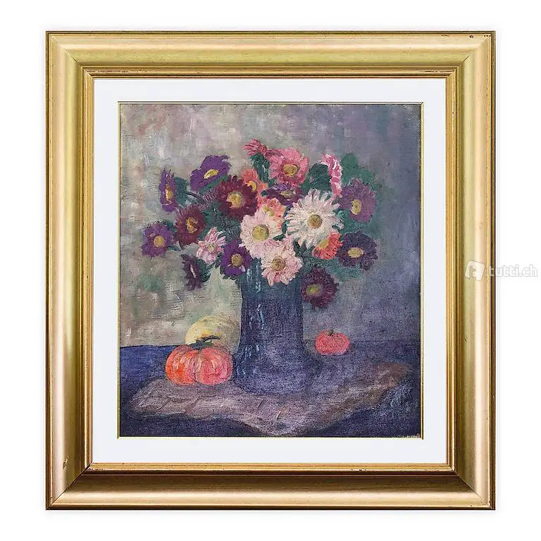  Alfred WEBER (1859-1931) Olio su tela 1918