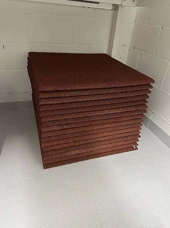 Bodenschutzmatten rot 50cmx50cm