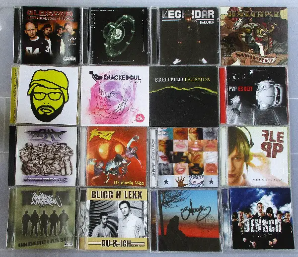 HIP-HOP/RAP - CD Sammlung 65 Stück Deutsch
