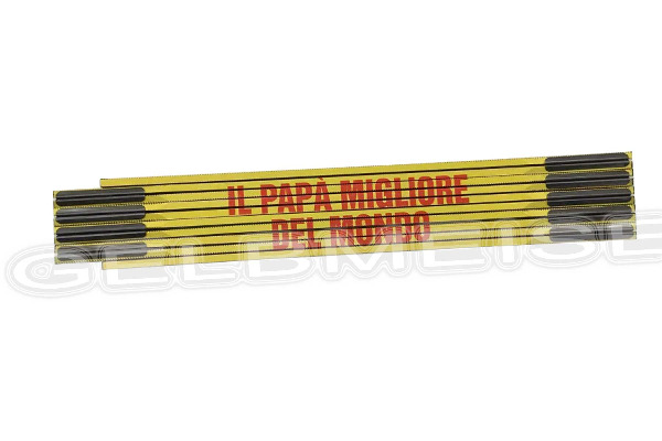 Zollstock, Meterstab, Doppelmeter ... PAPA MIGLIORE ...