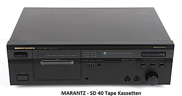 Marantz Tape- Kassetten SD 40 Bandgerät
