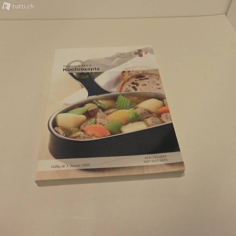 Kochrezepte. Schweizer Armee 60.6 d