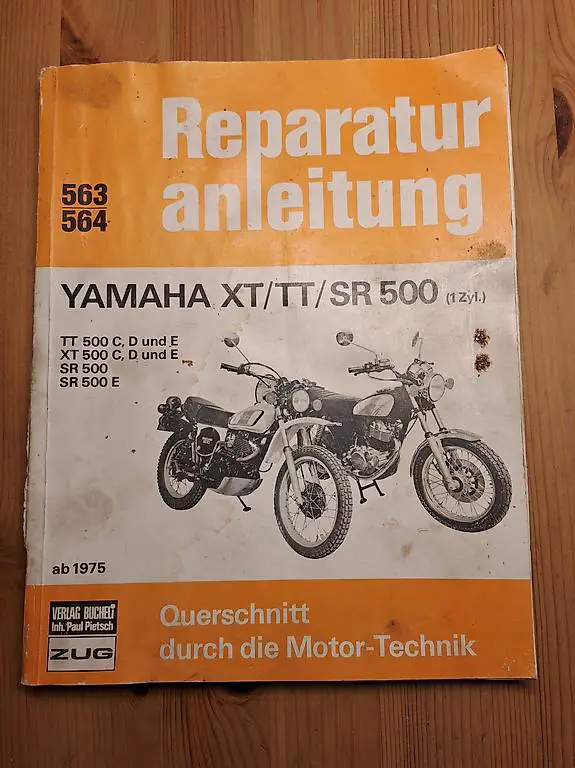 Handbuch Yamaha XT/TT/SR