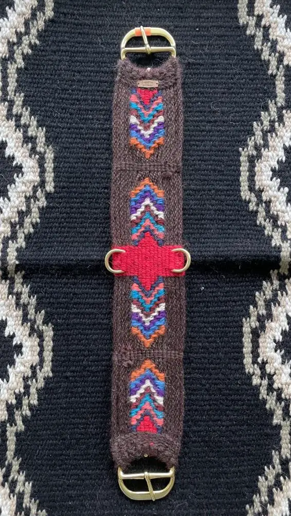 Sattelgurte handgeflochten aus 100% Mohair, Grösse 30