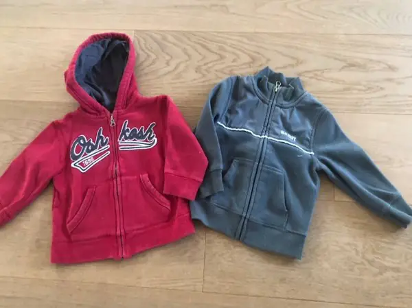 Oshkosh Hoddie, Old Navy Fleece Pullover Gr: 18-24 2-3 Jahre